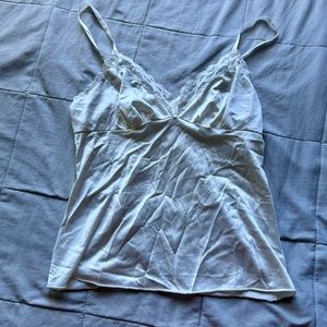 Vintage sheer lace cami top